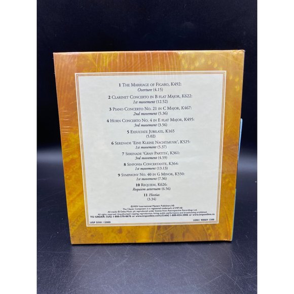 Classic Composers Mozart Musical Masterpieces CD New - Picture 4 of 4